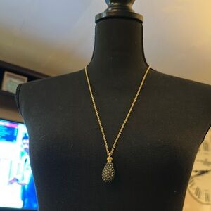 Joan Rivers Gold Teardrop Pendant Necklace